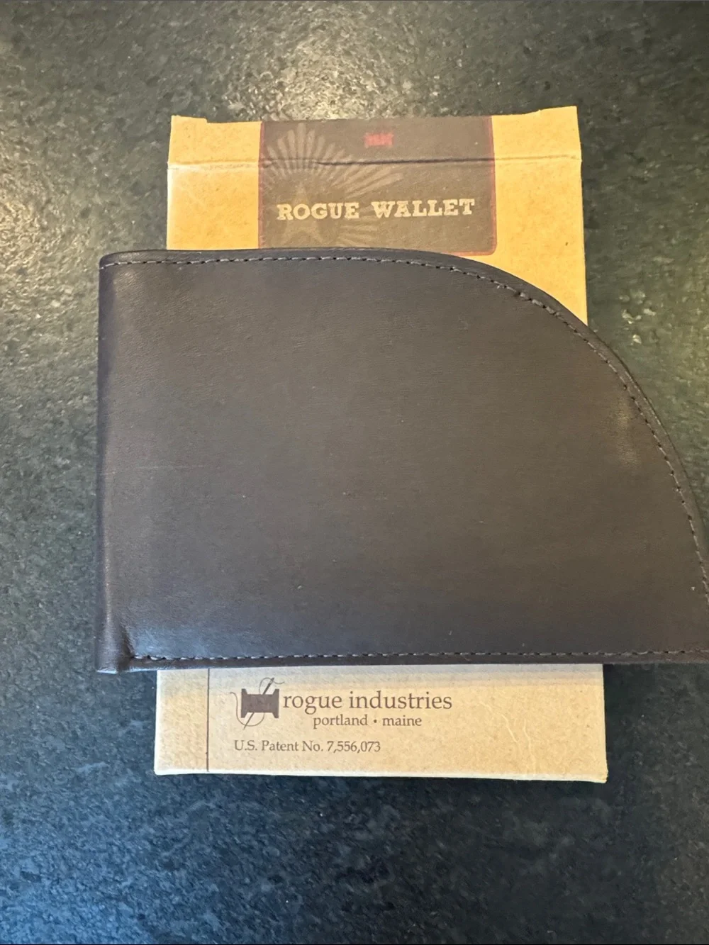 NIB Rogue Wallet (Walnut)